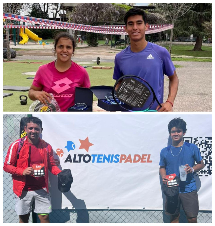 Roble y Clavero campeones en Alto Tenis