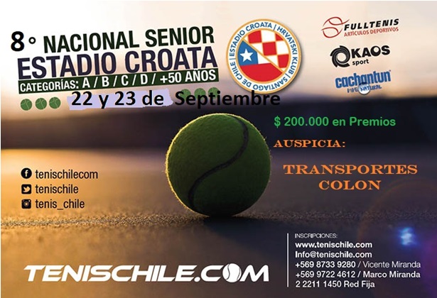 Se viene el 8° Nacional Senior