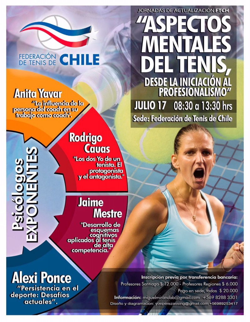 Jornadas de Actualización FTCh continúan con “Aspectos Mentales del Tenis”