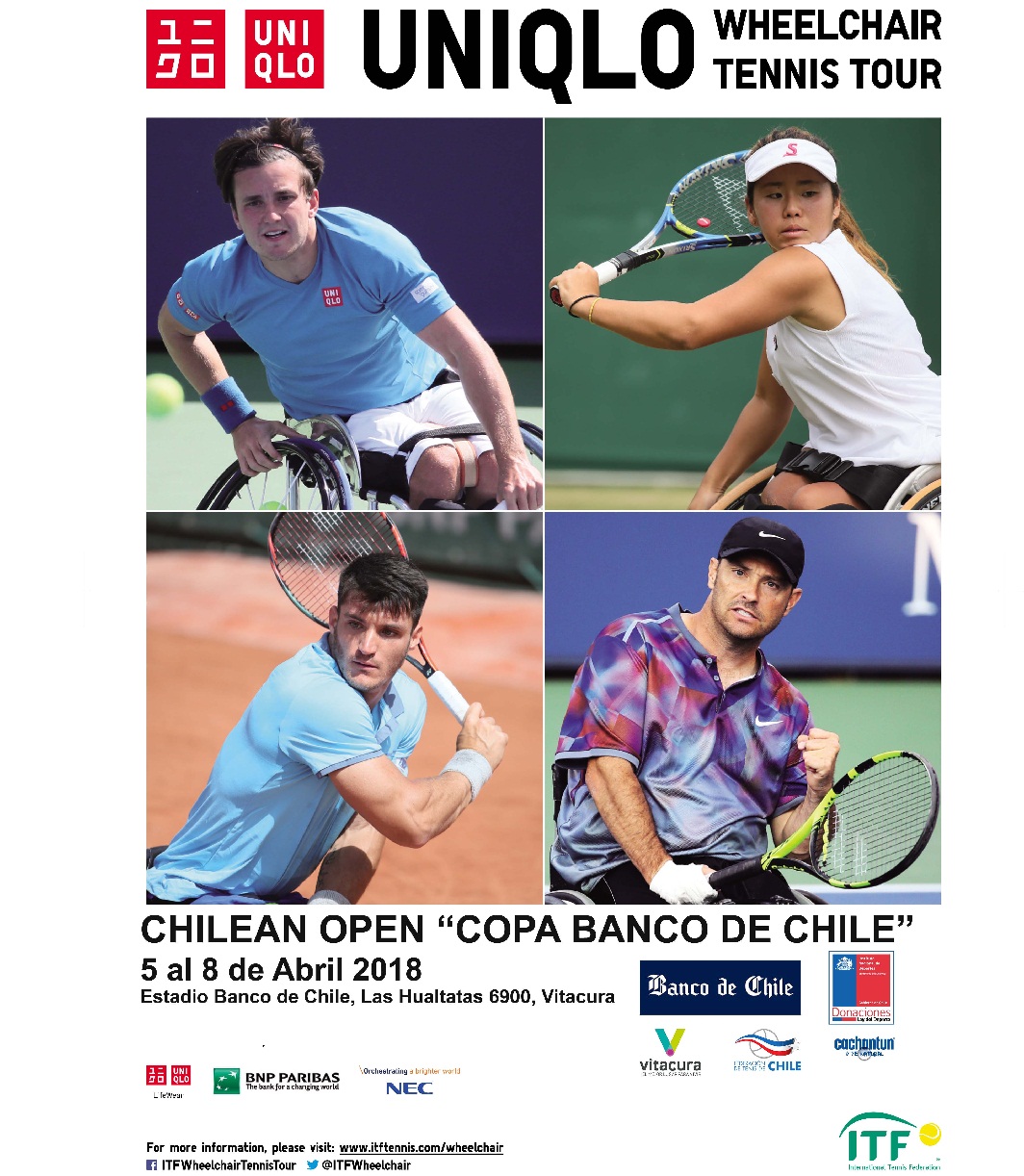 Comienza el Uniqlo Wheelchair Tennis Tour, Chile Open, Copa Banco de Chile 2018
