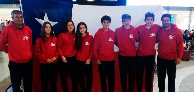Chile finalizó octavo y noveno en el Sudamericano de 14 años