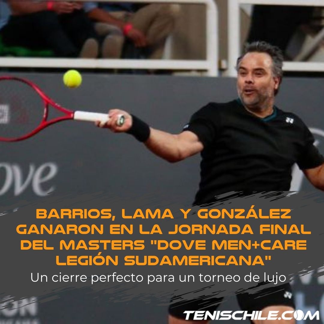 Barrios, Lama y González ganaron en la jornada final del Masters 