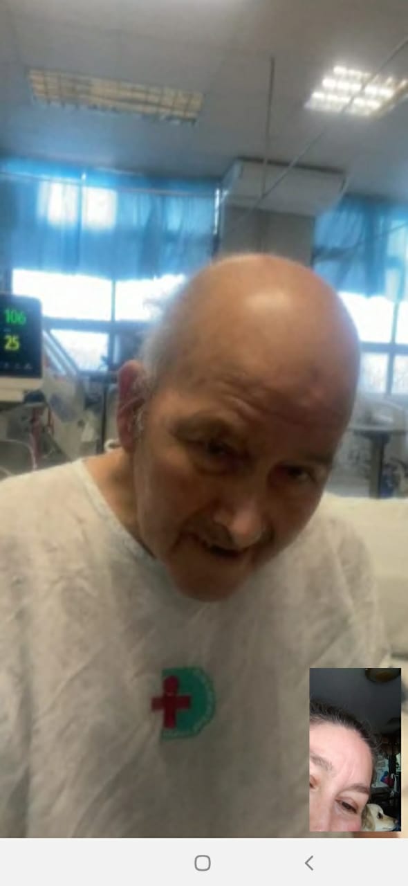 Don José cumple 3 meses hospitalizado y lucha por ganarle al Covid-19