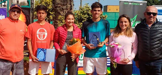 Con los títulos de Boulier y Vásquez finalizó La Serena ITF Open