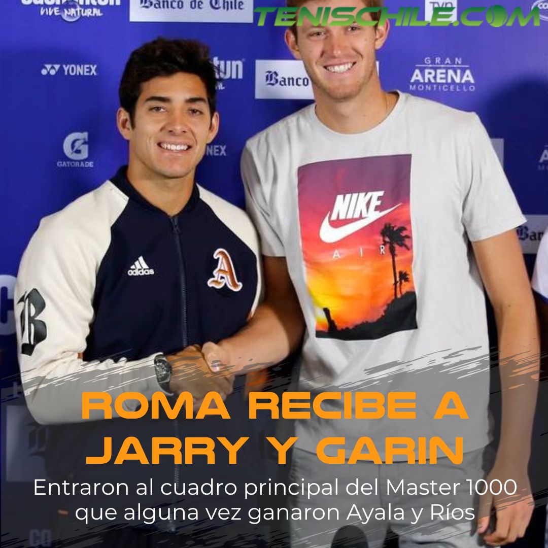 Roma alojará a Jarry y Garin la próxima semana