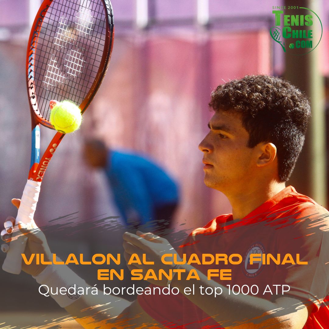 Villalon al cuadro final en Santa Fe
