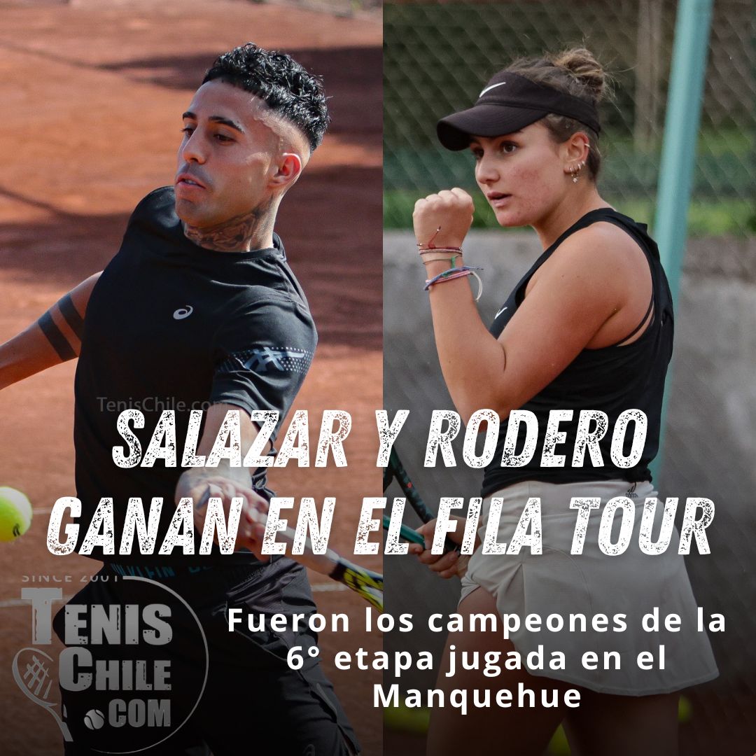 Rodero y Salazar fueron los campeones del Fila Tour en el Manquehue