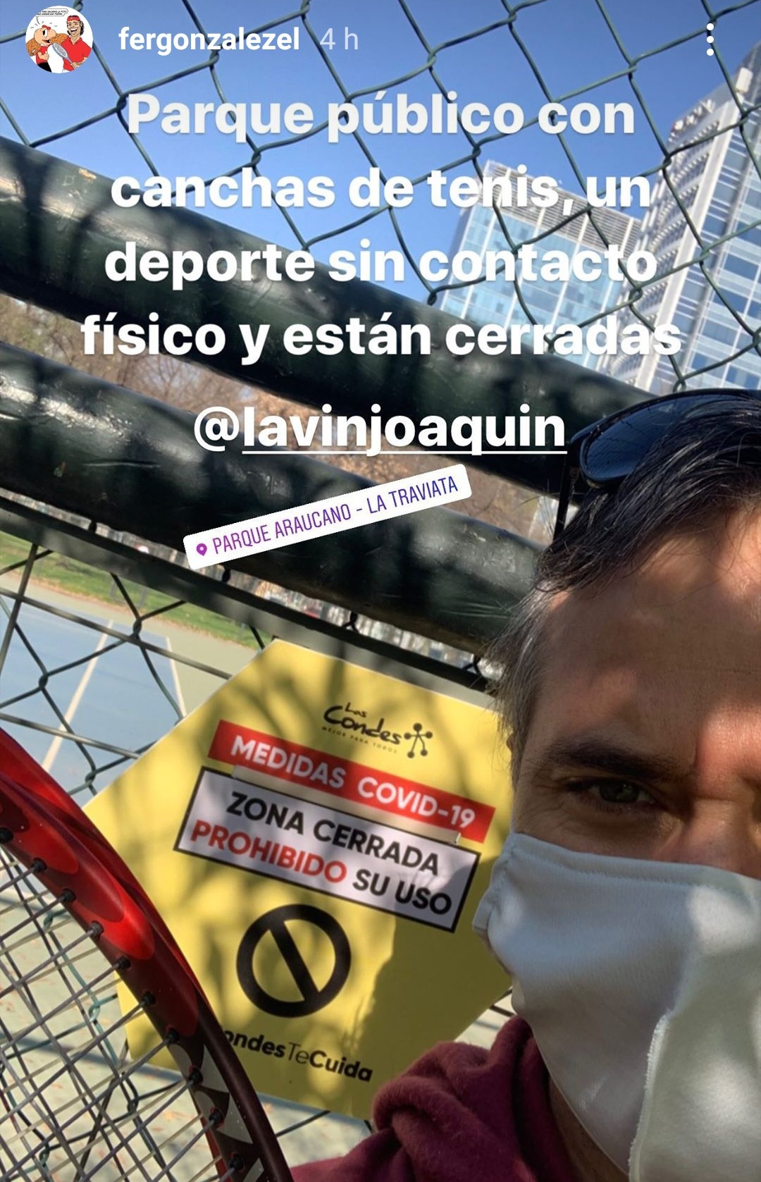 González se puso la camiseta y pide la vuelta al deporte
