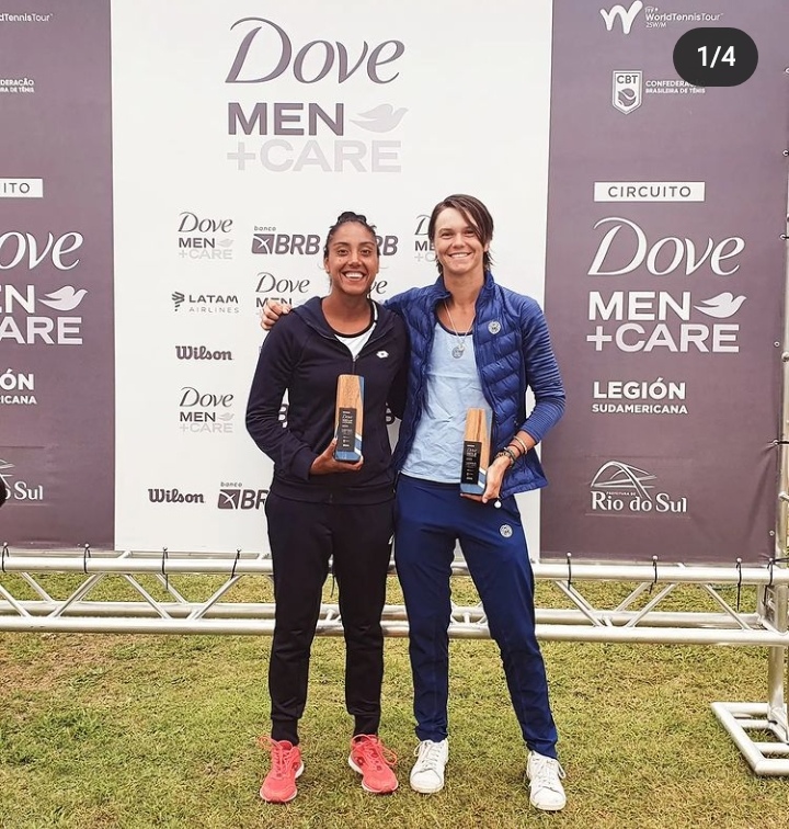 Daniela Seguel es campeona de dobles y finalista de singles en Brasil