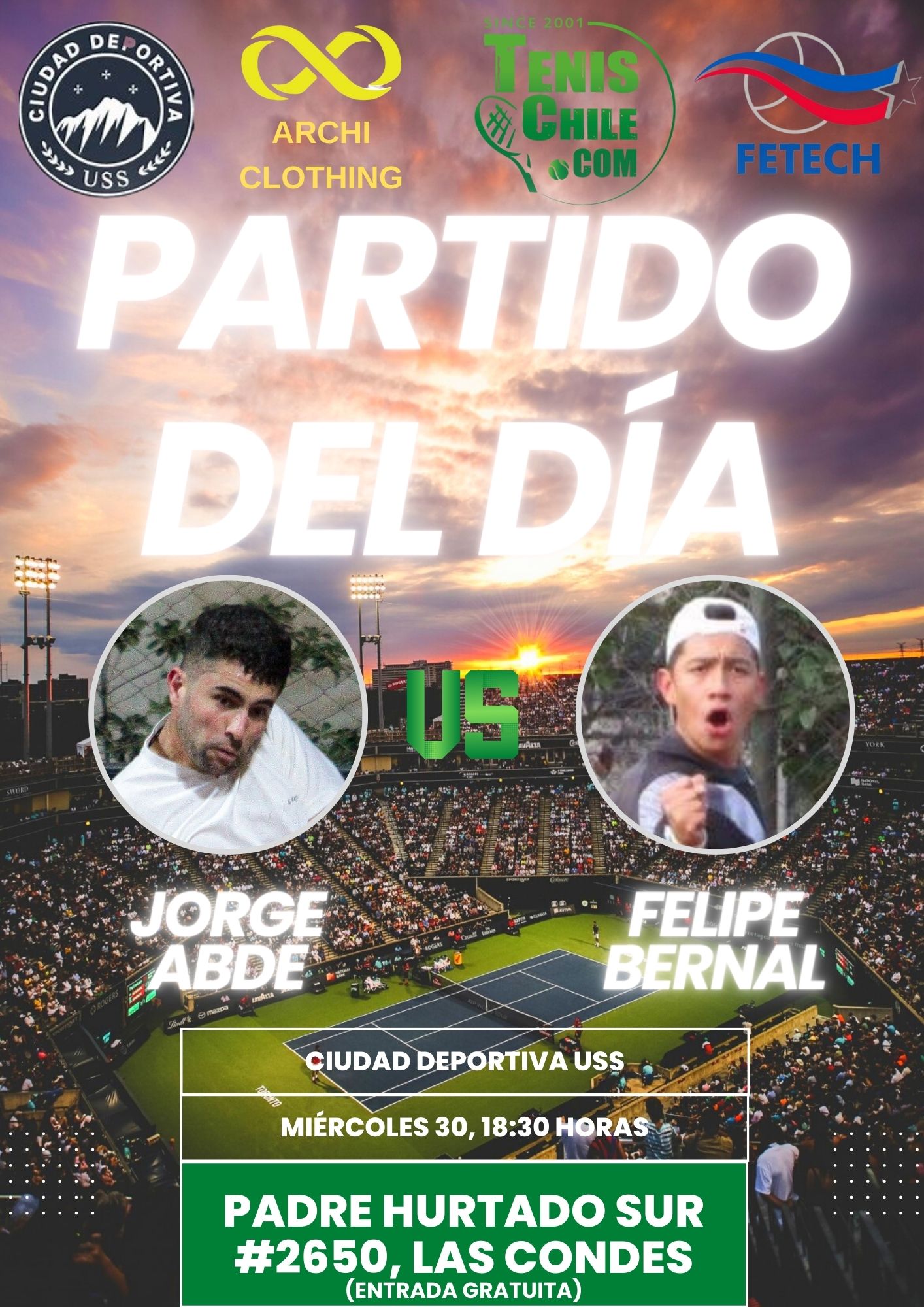 Abde vs Bernal, el primer estelar en la ciudad deportiva USS
