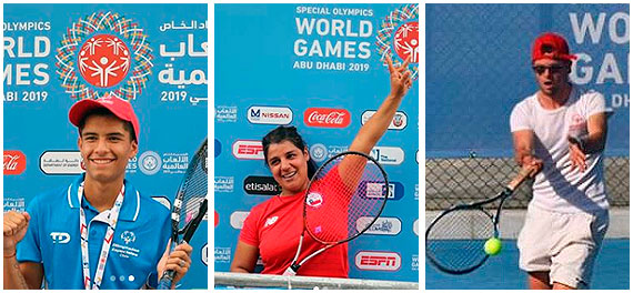 El Tenis nacional se luce en el Mundial de Verano Abu Dhabi de Olimpiadas Especiales