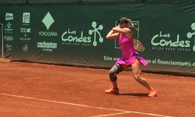 3 chilenas a octavos de singles en el ITF del Parque Tenis el Alba