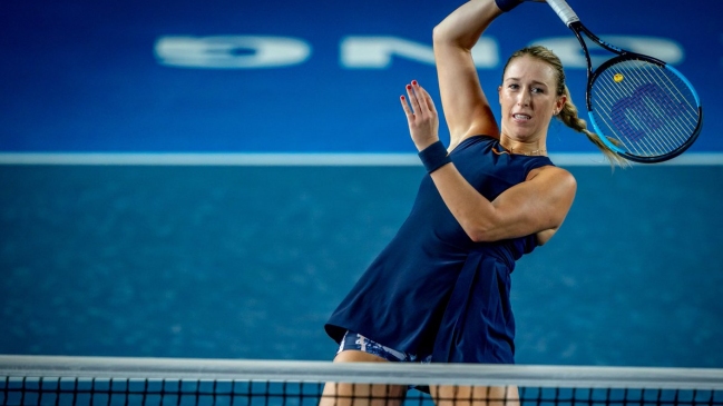 Alexa Guarachi cayó en semifinales del dobles en Newport Beach