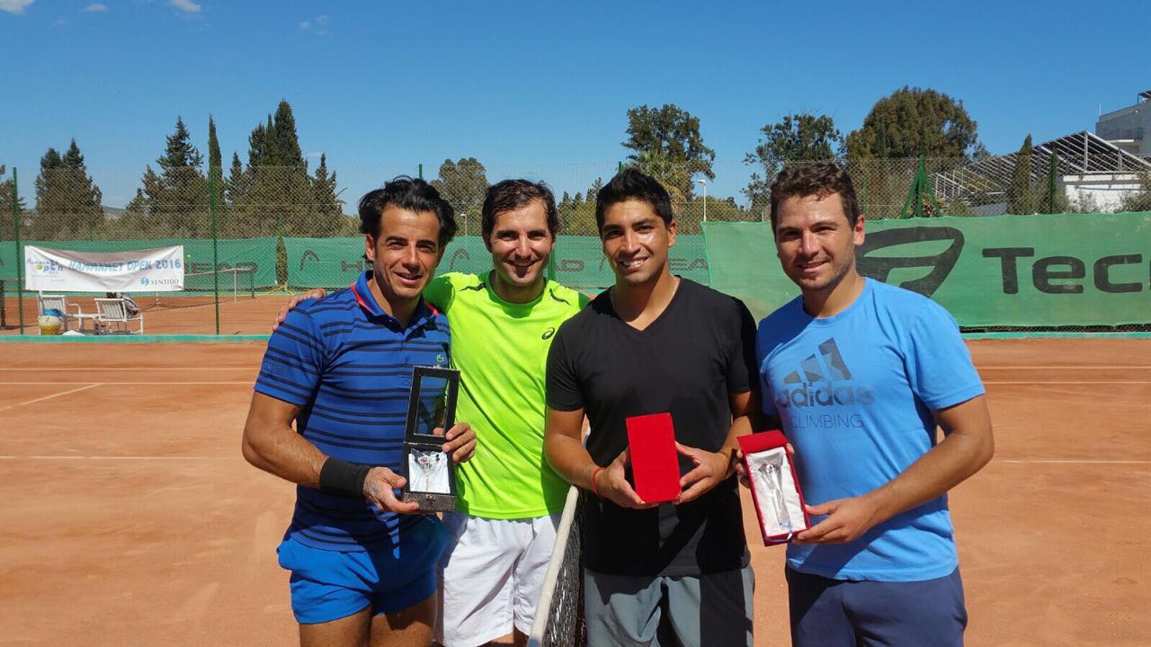 Alvarez Guzman y Rivera Aranguiz no pudieron en la final
