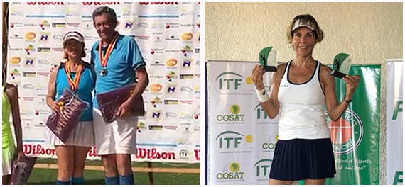 Compatriotas destacaron en dos frentes del circuito internacional seniors