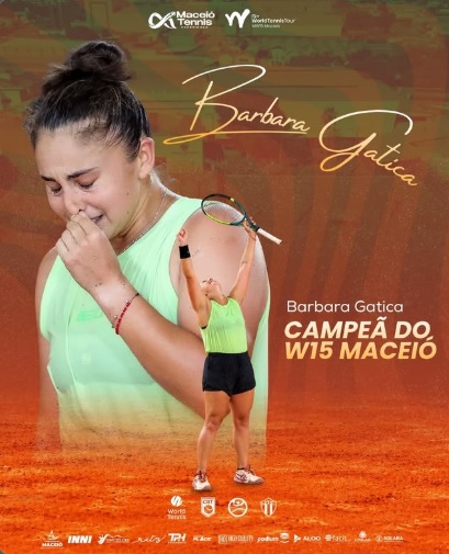 Gatica es campeona en singles y dobles del W15 de Maceió