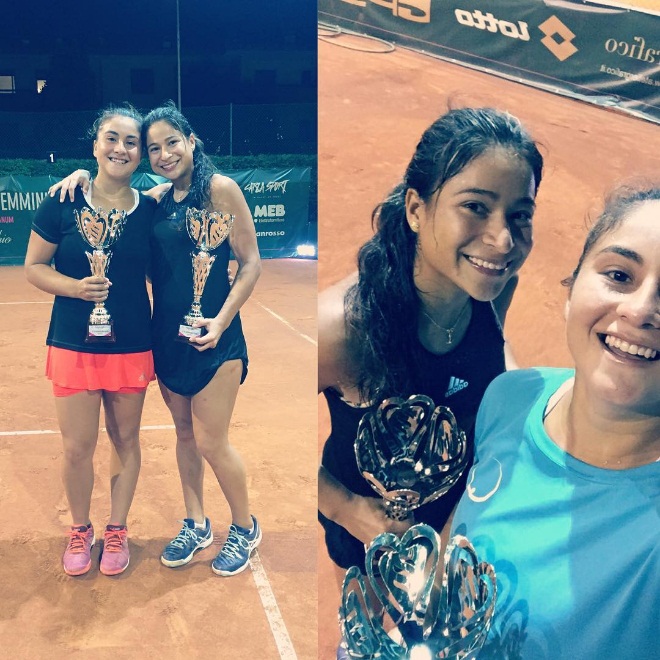 Hoy viernes dos chilenos se coronaron campeones de dobles en torneos por el mundo