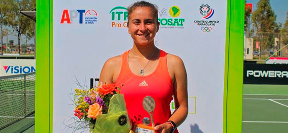 Bárbara Gatica es vicecampeona del ITF Femenino de Luque