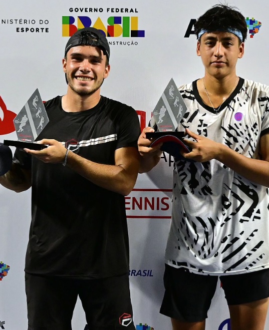Ignacio Becerra y Daniel Nuñez fueron subcampeones en Brasil