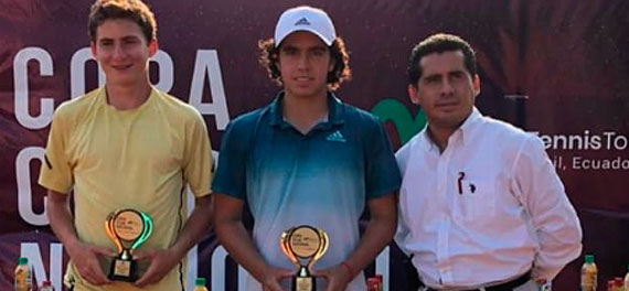 Benjamín Torres conquistó el cuadro duplas del J5 de Guayaquil