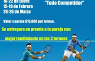 Tres torneos de dobles en Maipú