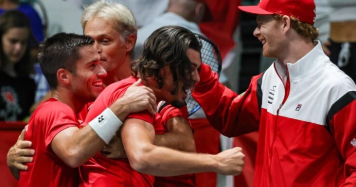 Canadá sorprende a Italia en Copa Davis