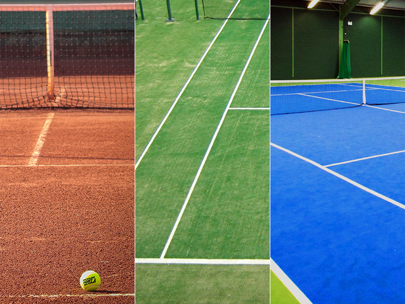 Canchas de madera o arena? Lo que no te imaginas pero que si ha pasado en el tenis