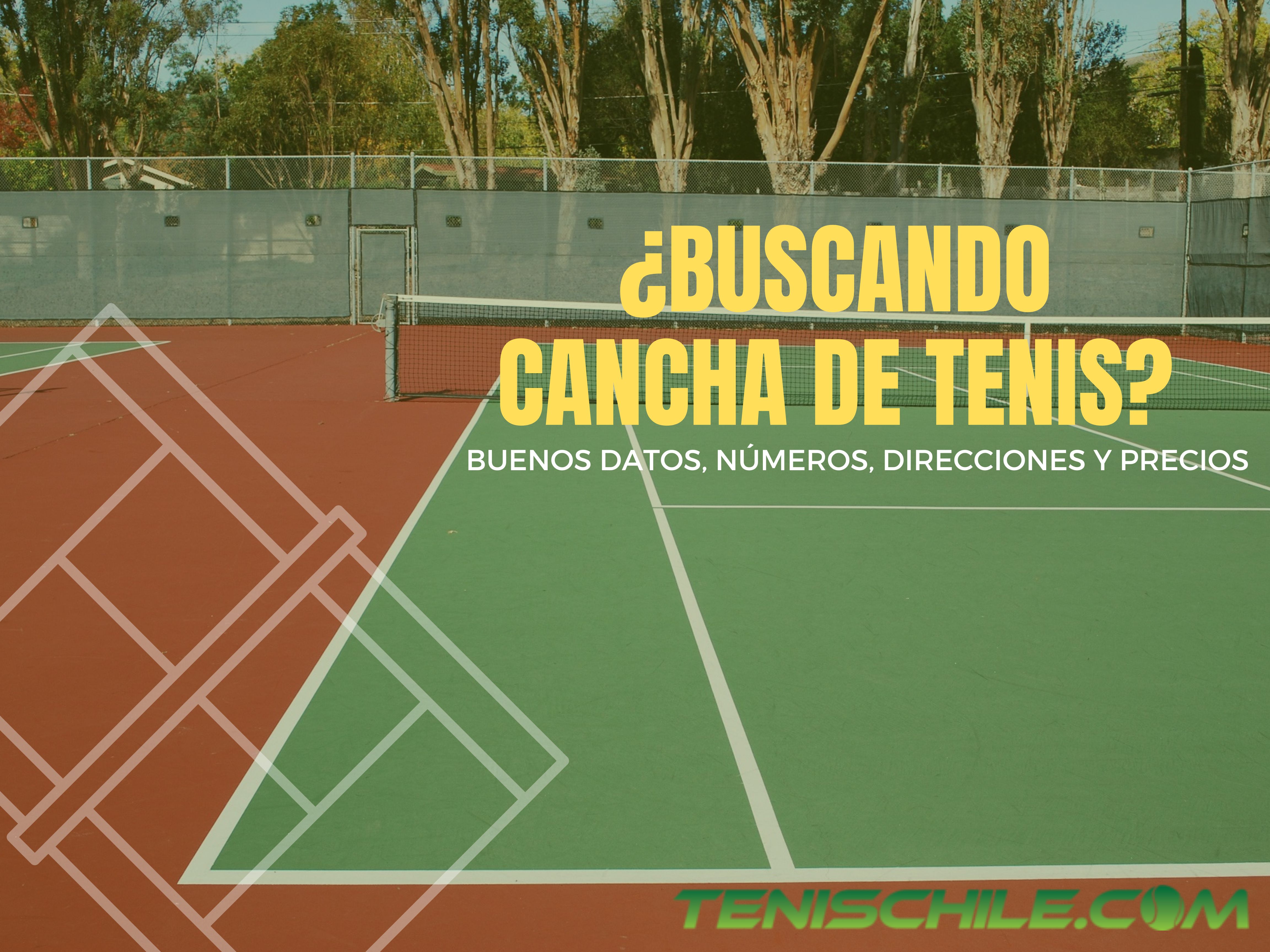¿Cómo y dónde arrendar una cancha de tenis?