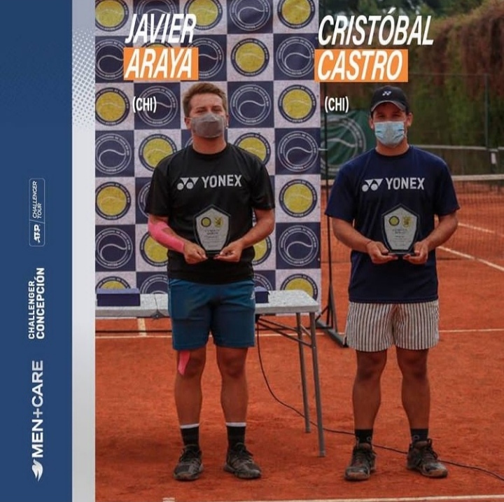 Cristobal Castro y Javier Araya son la primera dupla chilena confirmada para el Challenger de Concepción