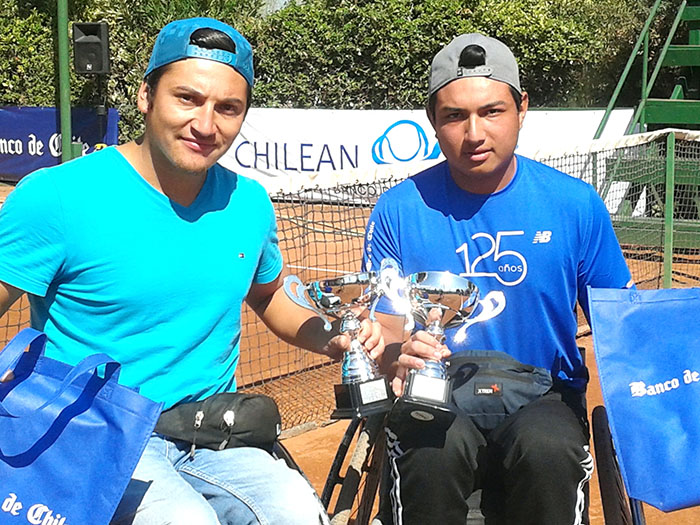 Cataldo y Sepúlveda se titularon campeones de dobles del Chilean Open