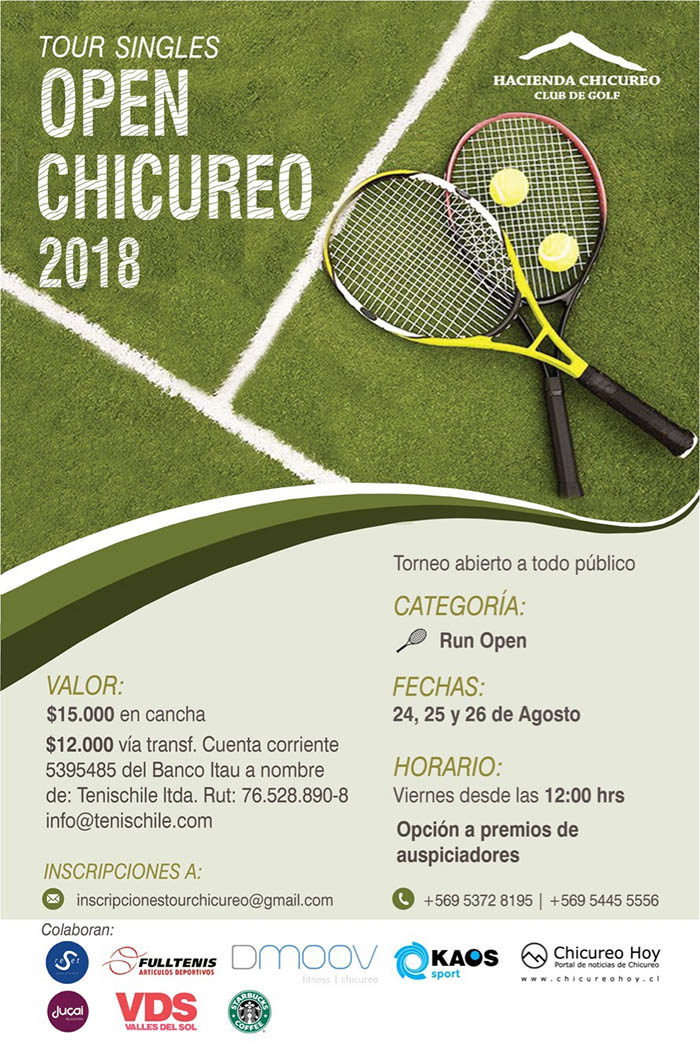 Run Open en Chicureo este sábado