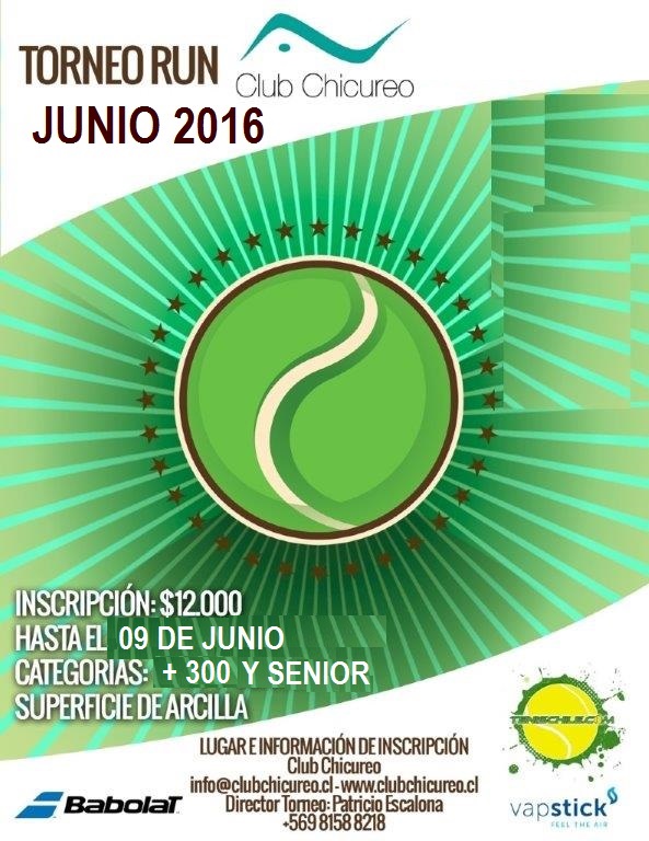 Torneo RUN +300 y Senior en Chicureo