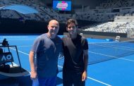 Garin compartió entrenamiento con Agassi y Dimitrov