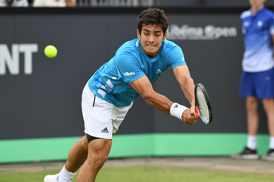 Garin jugó dobles con el argentino Schwartzman, pero perdieron en el ATP 500 de Queen's