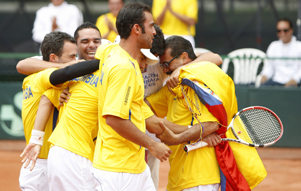 Agónico triunfo de Giraldo le entrega la primera serie a Colombia sobre Chile