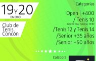 Este fin de semana los torneos de tenis son en Concón