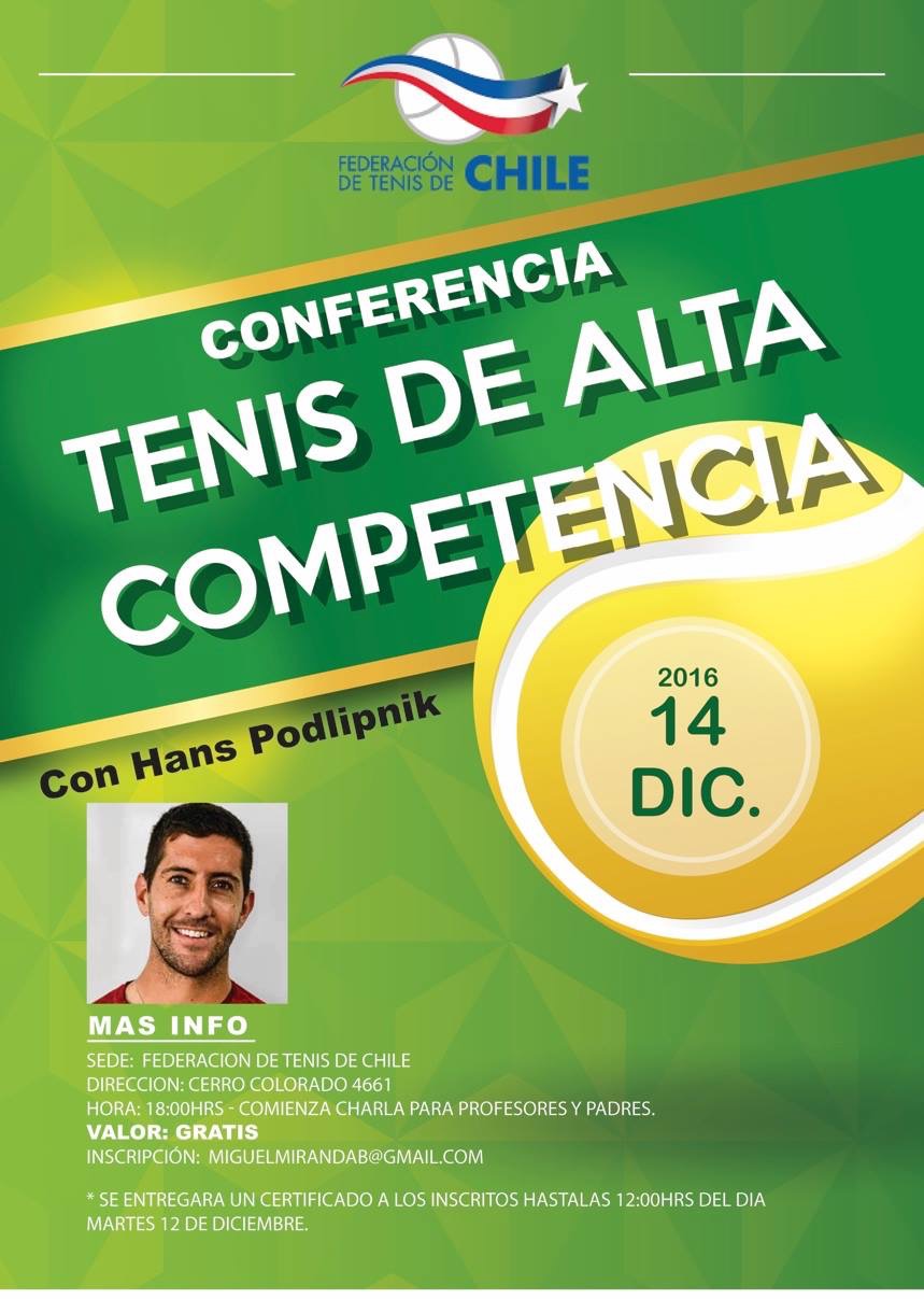 Conferencia de tenis de alta competencia