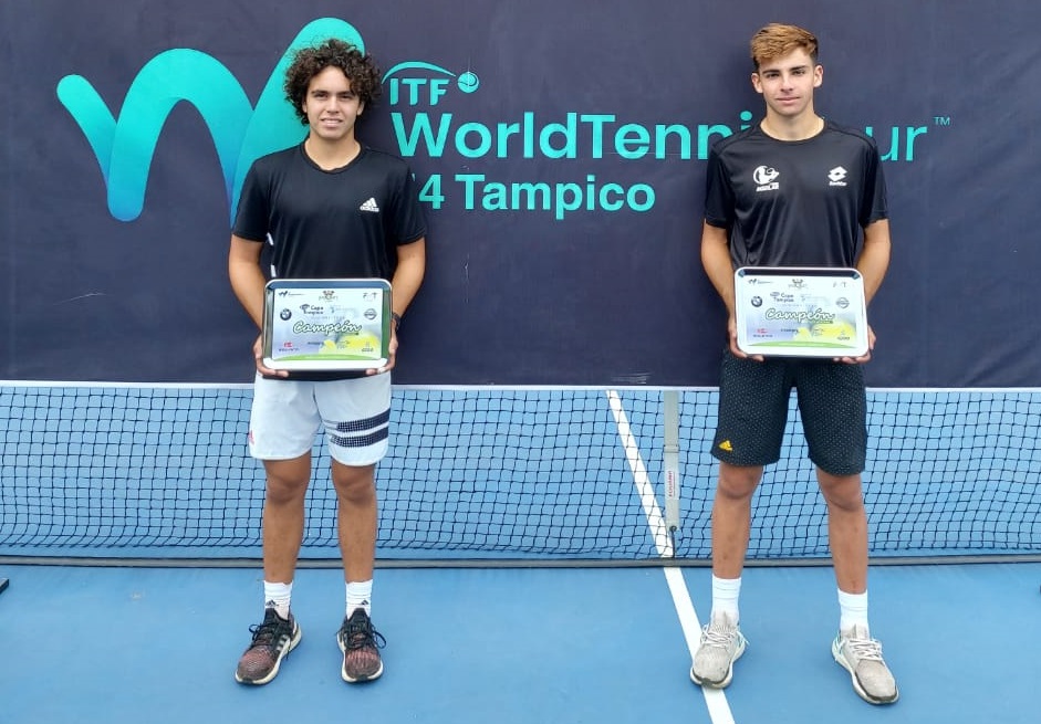 Salieron del tenis 10, los dos campeones chilenos del ITF 4 de México