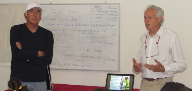 Históricos Cornejo y Fillol encabezaron charla para padres y entrenadores en la Federación de Tenis de Chile