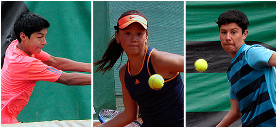 Tres nacionales mantienen la ilusión en singles de la Copa FTCh Gira COSAT