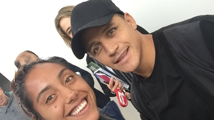 La tenista Daniela Seguel termina con el misterio: Alexis Sánchez está en Chile