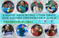 Cuatro bajas presentará Argentina en Copa Davis contra Chile