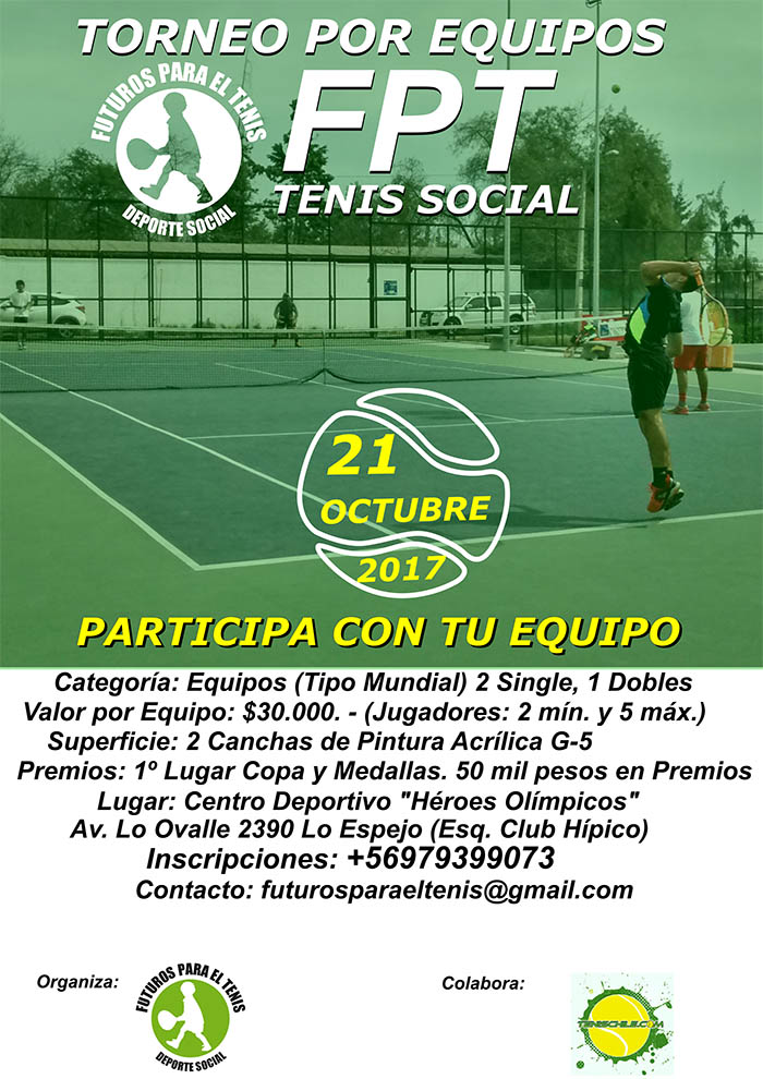 Torneo por equipos en Futuros para el Tenis