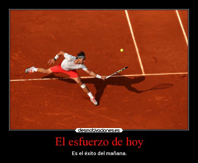 Entrenar mucho, el secreto del éxito