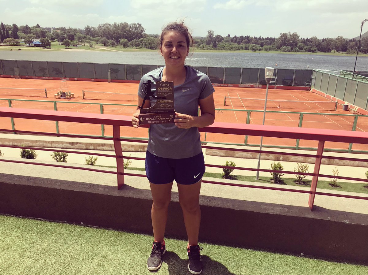 Brito campeona en singles y Gatica en dobles