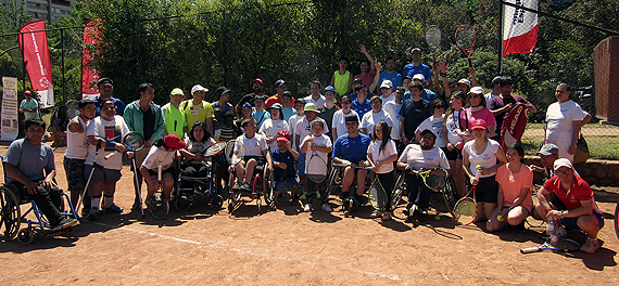 La primera Fiesta del Tenis Inclusivo fue todo un éxito