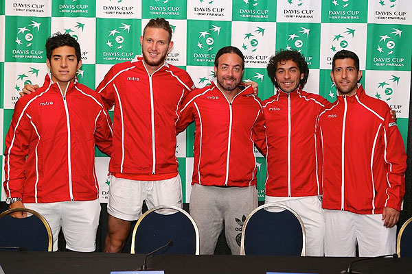 Chile se enfrentará al ganador de República Dominicana o Barbados en febrero por la Copa Davis