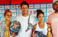Compatriotas destacan en el circuito internacional de Tenis Playa