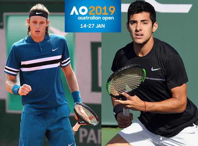 Nicolás Jarry y Christian Garín fueron confirmados para el cuadro principal del Abierto de Australia