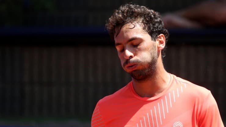 Lama pierde con joven promesa del tenis brasileño